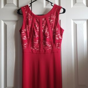 Formal red dress